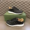 2021ss Top quality Casual Shoes luxury Designer Sneaker Genuine Leather Mesh pointed toe Race Runner Outdoors are Size38-45 KPOII0003