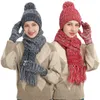 women's hat scarf set