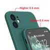 TPU Telefoonhaken voor iPhone 13 Pro Max Soft Square Edge Shockproof Protective Cover Compatibel met Apple 12 Mini 11 XR XS X 7 8 Plus