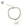 G Bracelet rond Femme Couple En Acier Inoxydable Mode Link Bijoux Bijoux Bijoux pour petite amie Noël Saint Valentin Journée en gros