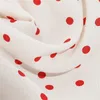 BLSQRファッション秋の女性の水玉ドットプリントドレスレトロなスクエアカラーパフ半袖レディースミニドレスvestidos 210430
