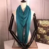 Foulard en coton doux quatre saisons châle femmes Shawsl jacquard alphabétique foulards carrés 140*140 cm