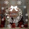 Noël Snowflake Sticker Sticker Sticker Stickers de la fenêtre Verre Stickers Party Windows Décoration De nombreux styles différents 20 21