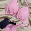 Dames sexy bikini string badkleding gevulde push -up zwempak voor dames charme ondergoed veel kleuren