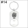 Mode-Ideen Gravierte Liebe Sie Tragbare Bier Flaschenöffner Keychain Mini Pocket Edelstahl Schlüssel Ringe für Männer Vater Geschenke