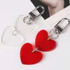 Cute Heart Pendant Keychains For Women Key Chains Rings Luxury Car Keyring Holder Charm Bag Accessories Gifts G1019