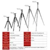 KINGJOY G22C Professional Carbon Fiber Tripod For Digital Camera Tripode Suitable For Travel Top Quality Camera Stand 143cm Max H1104