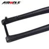 Airwolf 29er ألياف الكربون الدراجات الجبلية الشوك دراجة دفعة شوكة 1-1 / 8 إلى 1-1 / 2 "أنبوب مدبب صالح 29er * 3.0" الإطارات 110 * 15 ملليمتر قرص الفرامل أجزاء