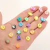 vierkanten DIY kleurrijke polymeer klei kralen dier zachte aardewerk kralen accessoires pak met doos voor sieraden maken armband ketting (1Suit = 300pcs)
