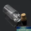 Flaskor 2ml Partihandel Lot 20 st 16x35mm Tiny Små Clear Cork Glass Tom Flaskor