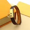 2022 Rostfritt stål Knappar Svart Brun Korsmönster Cowhide Äkta Läderarmband Bangle för Kvinnor Smycken