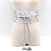 Women's Japanese Traditional Clothing Wide Waistband Vintage Fashion Print Yukata Obi Sash Tightening Clothing Accessories G1026