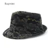 Kagenmo Cool Man Topper Gentleman Cap Male Winter Caps Gentle Formalwear Hat Varma hattar 3Color 1st varumärke Anländer bred Brim