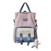 Mochila mulheres impermeáveis ​​preppy kawaii candy cores grande capacidade sofisticada ensino médio para adolescente mochila de viagem bonito