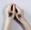 Halloween tatueringar 3d Realistic Spider Scorpion Tattoo Stickers Party Favor Inredningstillbehör för män Kvinnor Maskerad