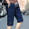 Sommer Herren Casual Kordelzug 7 Punkte Overalls Sportshorts Straight Tide Card 210420