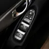 Autres accessoires intérieurs pour Infiniti Q50 Q60 QX50 QX60 JX panneau de changement de vitesse en Fiber de carbone autocollants de démarrage de garniture automobile
