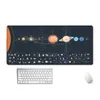 MROSAA Ofis Bilgisayar Masası Klavye Büyük Mouse Pad Güneş Sistemi Kauçuk Yastık Masası kaymaz Gamer Mousepad Mat