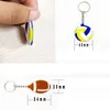 Innovatieve sleutelhangers van 6 stijlen Party Football Baseball Volleyball Beach Rugby Keylinks Exquisite Gifts