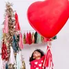 Party Decoration 36inch Latex Balloon Large Love Paper Tassel Latable Helium Wedding Birthday Baby Shower