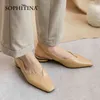 Sophitina Retro Kvinnors Sandaler All-Match Basic Toe-Covering Spring Summer Ladies Skor TPR Non-Slip Kvinna Skor AO566 210513