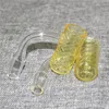 Rökning Platt Top 4590 Grad Quartz Bangers 10mm 14mm 18mm Man Quartz Banger Nail For Silicone Bongs Vattenrör Dab Rigs