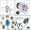 Keychains Fashion Aessories 2021 130dB Sound Loud Egg Keychain Shape Self Defense Personal Alarm Girl Women Security Protect Alert Safety SC