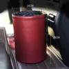 Bil Storage Busket Interiör skräpbehållare för avfallsarrangör Holder Waterproof Garbage Can Trash Bin Folding Auto Accessori