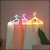 Appendiabiti Appendiabiti Abbigliamento Housekee Organizzazione Casa Giardino Luce Led Neon Appendiabiti Appendiabiti Pantalone Stoccaggio Stoffa Scaffale Sciarpa D30