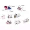 1:12 Mini casa delle bambole carina Carte da gioco Giochi Poker Miniatura per accessori per bambole Decorazione domestica