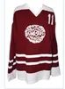 Nadir Hokey Jersey Erkek Gençlik Kadın Vintage Bobby Clarke Özelleştirmek # 11 Flin Flon Bombacılar Boyut S-5XL Özel Herhangi bir isim veya sayı