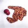 Kind Merk Leopard Sweatshirt En Broek Kids Jongens Meisjes Mode Lucky Clothes Sets Baby Winter Hoody Tops Cat 210619