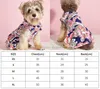 Vestido para perros Impresión por sublimación Falda para perros con mangas con volantes Ropa para perros Faldas para cachorros en fiesta Ropa para mascotas Suave y transpirable para Pomerania Caniche Yorkshire XL A294