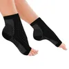 Soutien de la cheville 1 paire de pieds de compression manches anti-fatigue en cours d'exécution basket-ball chaussettes de sport protecteur de renfort extérieur