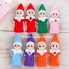 200 PCS / 500 PCS / 1000 PCS gratis DHL Decoraciones de Navidad Regalos Bebé Elf Doll Toy Baby Elves Muñecas Niños Juguetes Bebé Mini Doll 8 Colores