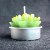 Candles Home Décor & Garden Drop Delivery 2021 12Pcs Cactus Cute Mini Set Artificial Succent Plants Decoration Candle Tea Light Xmas Gift Df