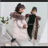 Cappotto Outwear Baby Baby Maternità Drop Delivery 2021 Moda Bambini Inverno Piumino in cotone Abbigliamento ragazza Abbigliamento per bambini Caldo spesso Parka Fu