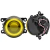 2 x carro direita esquerda luz de nevoeiro led halo anel anjo olho 12v para nissan navara d40 captador 200520124741844