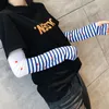Wide Brim Hats Sun-protective Cuffs Printing Arm Sleeves Cute UV Sun Protection Outdoor Cycling Driving Breathable Thin Sunscreen Elob22