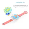 Octopus Fingertip Gyro Toys LED Luminous Wristband Silicone Rebound Bubble Bracelet Watch Anti stress Toy For Kids Adults DD2834970