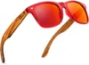 Solglasögon trä med polariserade linser UvaUVB Ray -skydd för män och kvinnor8604466