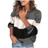 Kobiety swetry damskie szyty w paski damskie szyty sweter dla kobiet dla kobiet jesienne swobodne temperament.