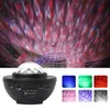 Projecteur de ciel étoilé étoile LED veilleuse Projection 6 couleurs océan ondulant lumières 360 degrés Rotation musique éclairage lampe