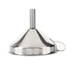 Functional Stainless Steel Kitchen Tools Oil Honey Funnel with Detachable Strainer Filter for Liquid Water Tool