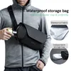 Kingsons Novo Multifuncional Anti-Corte Inclinado Bolsa De Ombro À Prova D 'Água Sling Peito Saco Anti-Theft Messenger Crossbody Cut Prova