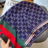 Bufanda de seda de diseñador para hombre Bufanda de lujo para mujer Mantón de cuatro estaciones Bufandas de letras de moda 180x65cm Caja de regalo exquisita opcional de alta calidad