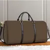 Luxury fashion men women high-quality travel duffle bags brand designer luggage Genuine Leather handbags With lock large capacity sport bag 45 50 55CM