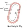 14k розовый золотой багет теннисный цепь настоящий сплошной ледяной мужской 13 мм кубические циркона камни вкус ожерелье хип-хоп ювелирные изделия 14- 24 дюйма