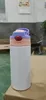 USA STOCKS Sublimazione Dritto Bottiglie d'acqua per bambini Bicchieri Vuoti 350ML 12oz Sippy Cup Trasferimento di calore Rivestito Cartoon Doppia parete St219w