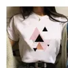 Wvioce Beautiful Geometry T-shirt stampata da donna T-shirt grafica anni '90 Harajuku Tops Cute manica corta Clotehs Donna 24982